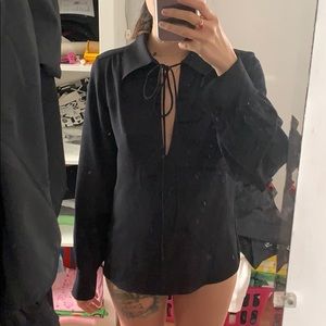 See by Chloe Black Blouse